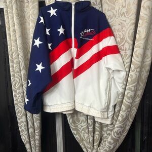 USA Flag Windbreaker Jacket